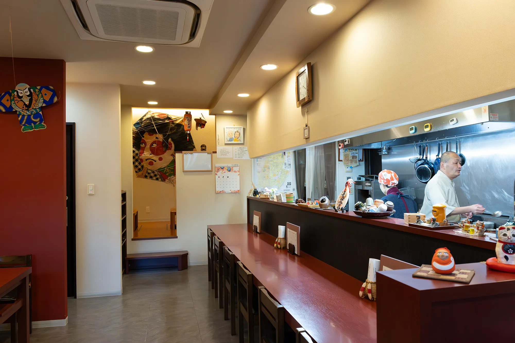 味処ふじわら内観