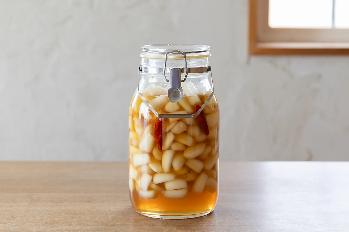 らっきょの甘酢漬け